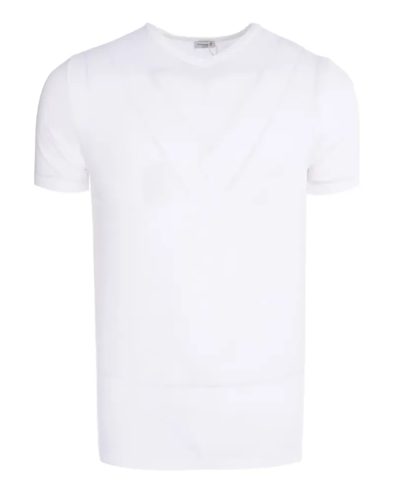 Zimmerli short-sleeve V-neck T-shirt - Weiß Weiß