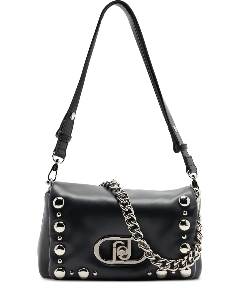 Liu Jo Mittelgroße LaPuffy Schultertasche - Schwarz Schwarz