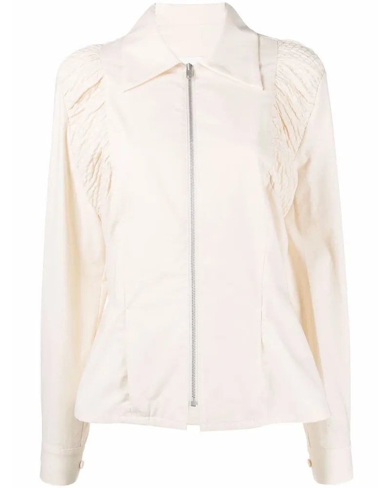 Maison Margiela Gerafftes Hemd - Nude Nude