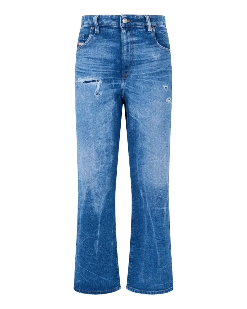 Diesel distressed flared-leg jeans - Blau Blau