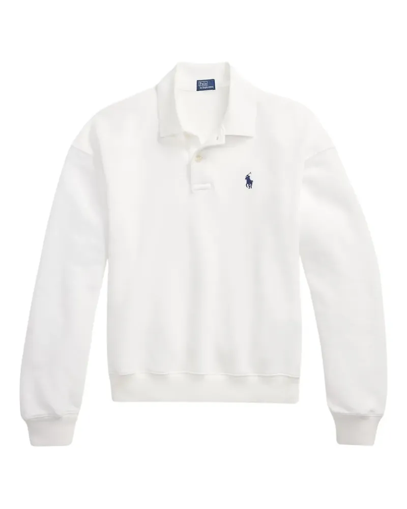 Ralph Lauren Langärmliges Poloshirt mit Logo - Weiß Weiß