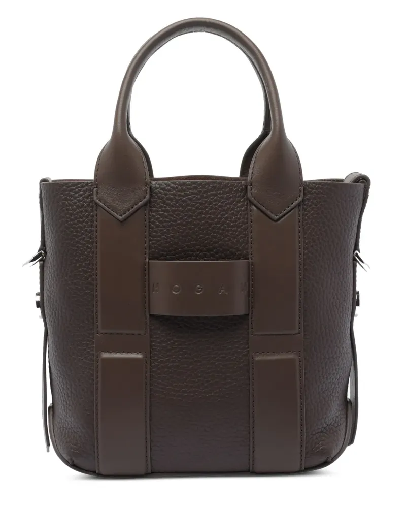 Hogan Kleine Script Tote Bag - Braun Braun