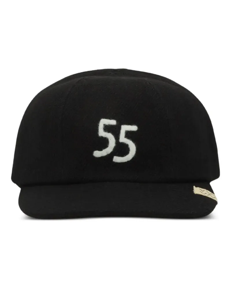 Visvim 55' embroidered flat-brim baseball cap - Schwarz Schwarz