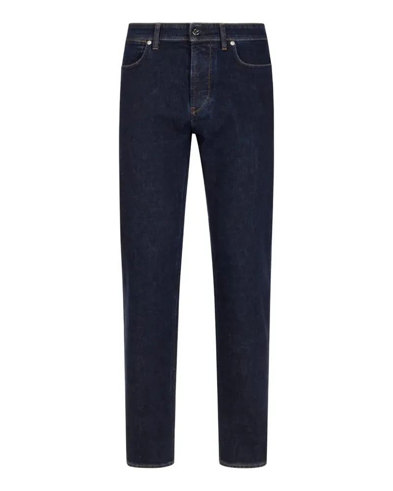 Stone Island Jeans mit Logo-Stickerei - Blau Blau