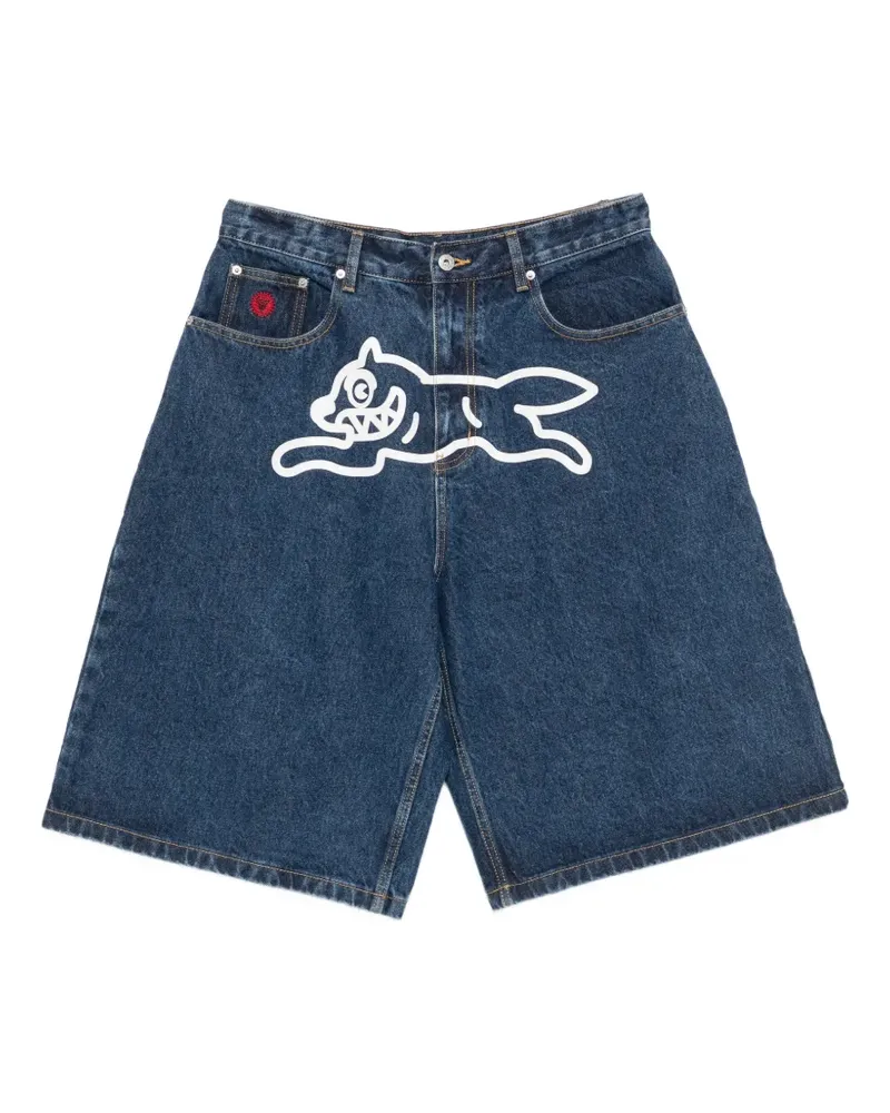 ICECREAM Running Dog patch shorts - Blau Blau