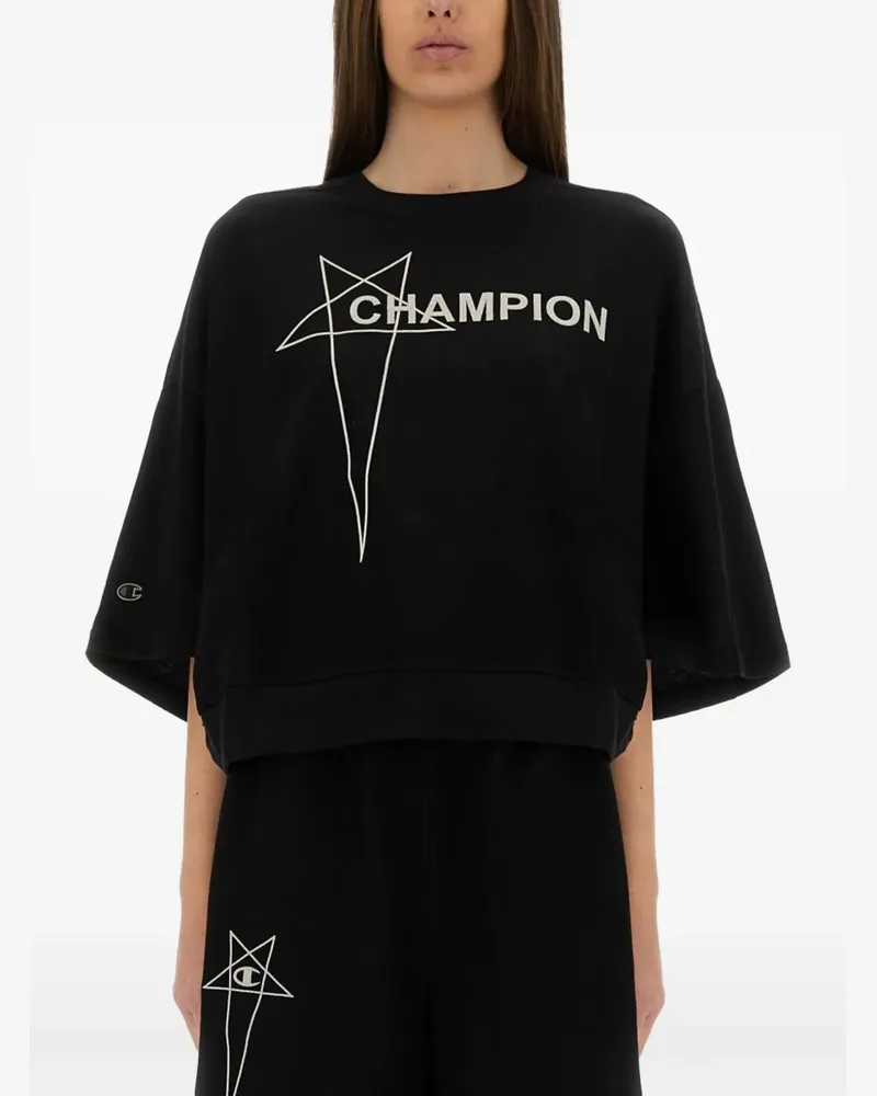 Champion x Rick Owens Tommy T-shirt - Schwarz Schwarz