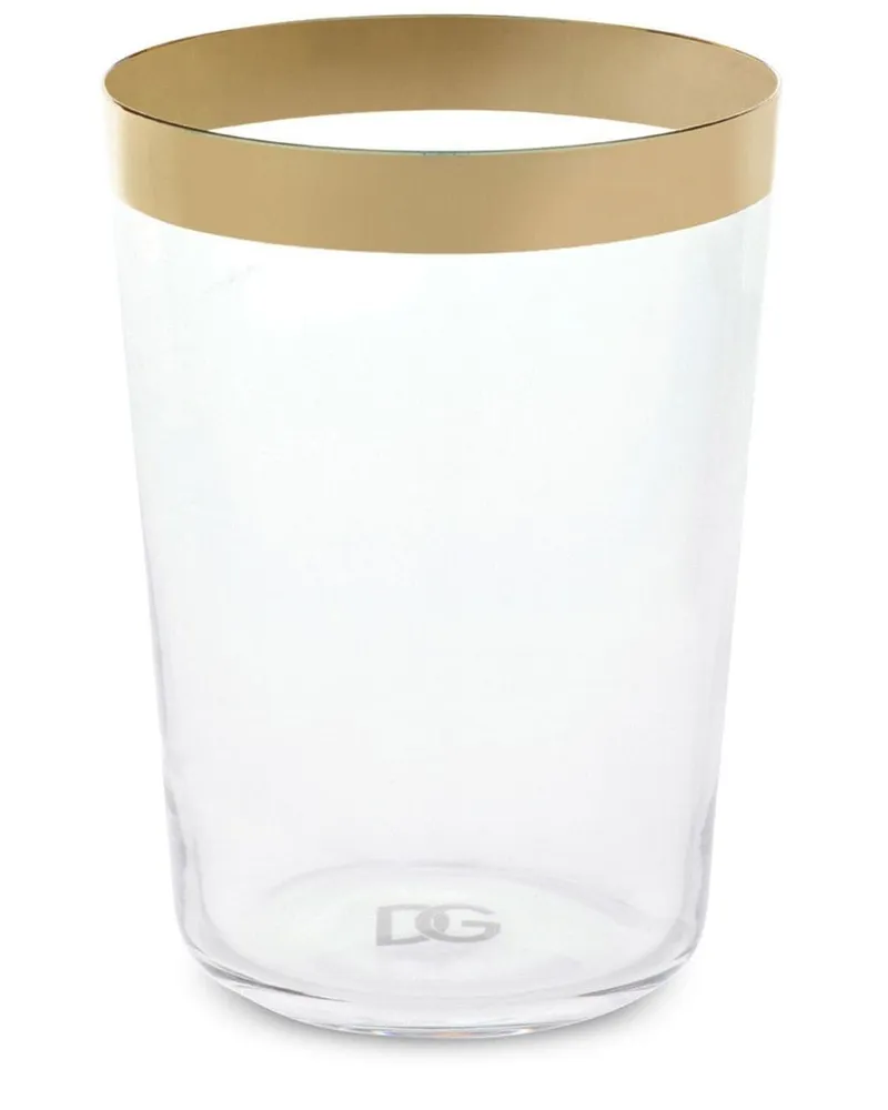 Dolce & Gabbana Set aus zwei Trinkgläsern - Weiß Weiß