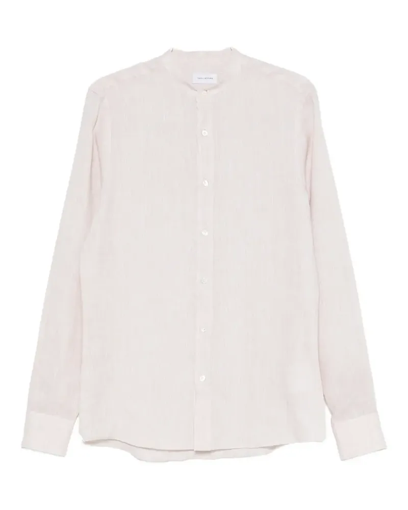 Tagliatore band-collar long-sleeve shirt - Nude Nude