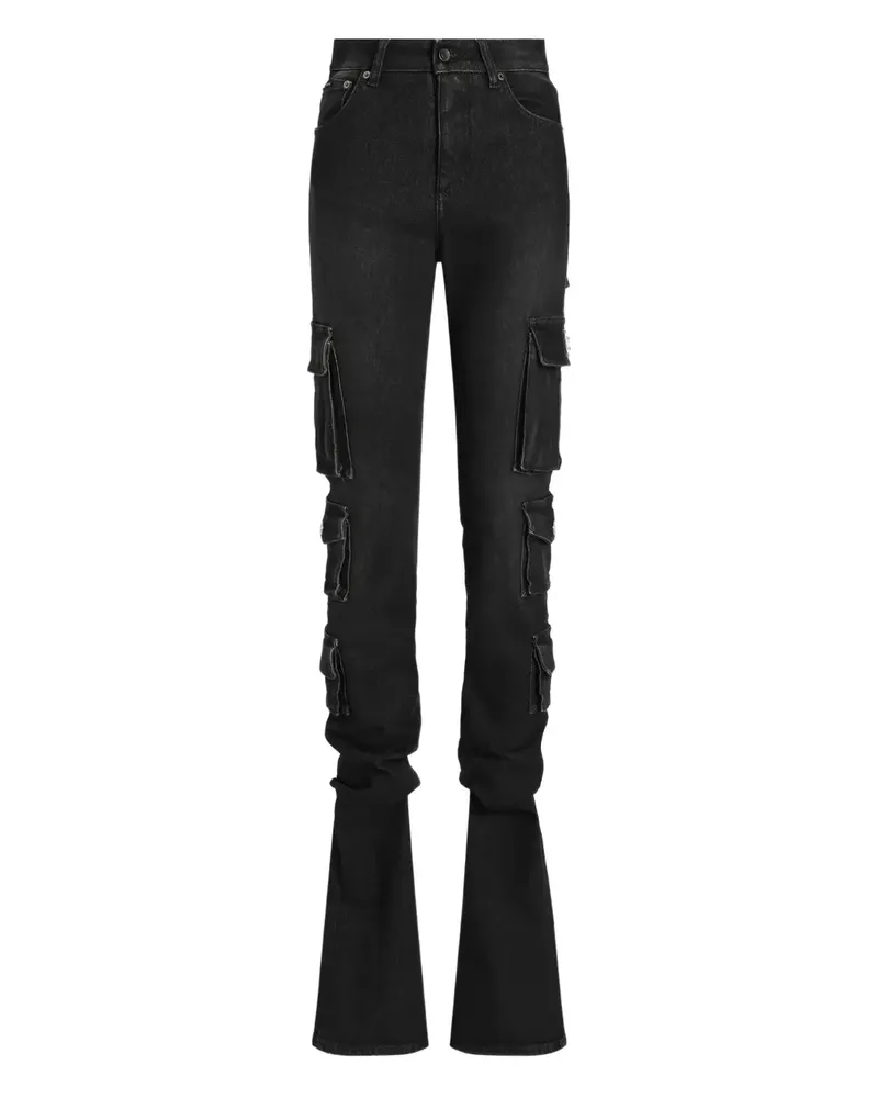 Dolce & Gabbana Jeans mit Cargotaschen - Schwarz Schwarz