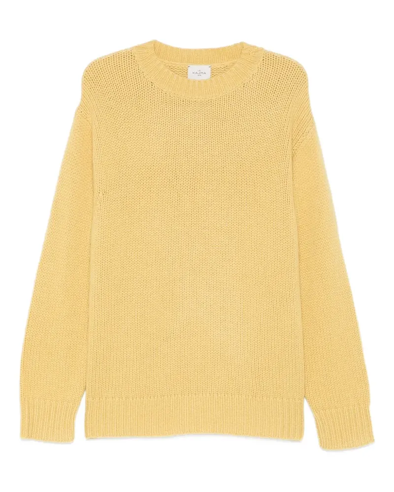 Le Kasha 1918 Gerippter Pullover - Gelb Gelb