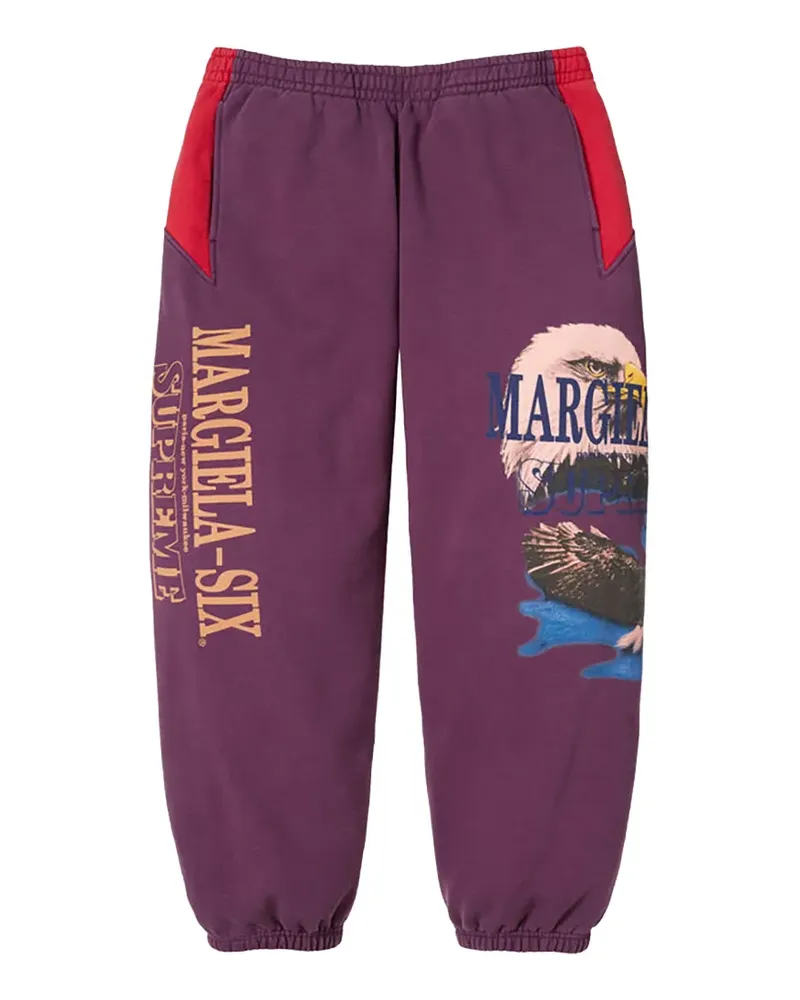 Supreme Being x Maison Margiela Jogginghose mit Print - Violett Violett