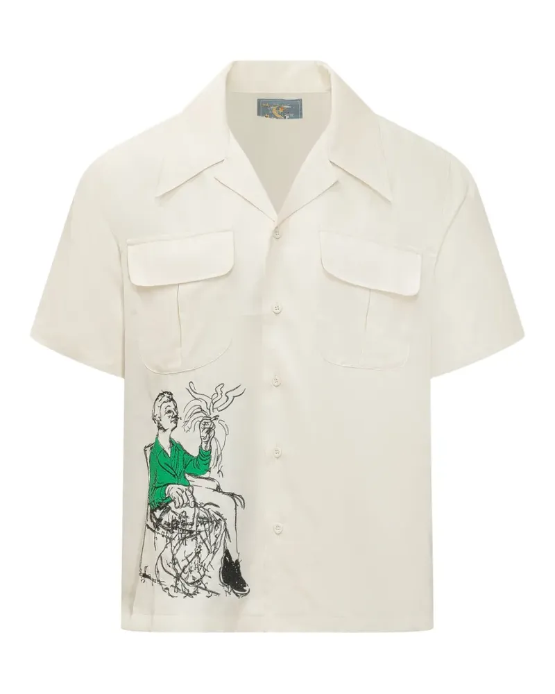 KidSuper graphic pocket shirt - Nude Nude