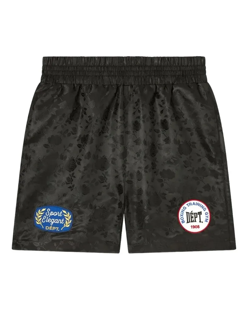 GALLERY DEPT. jacquard boxing shorts - Schwarz Schwarz