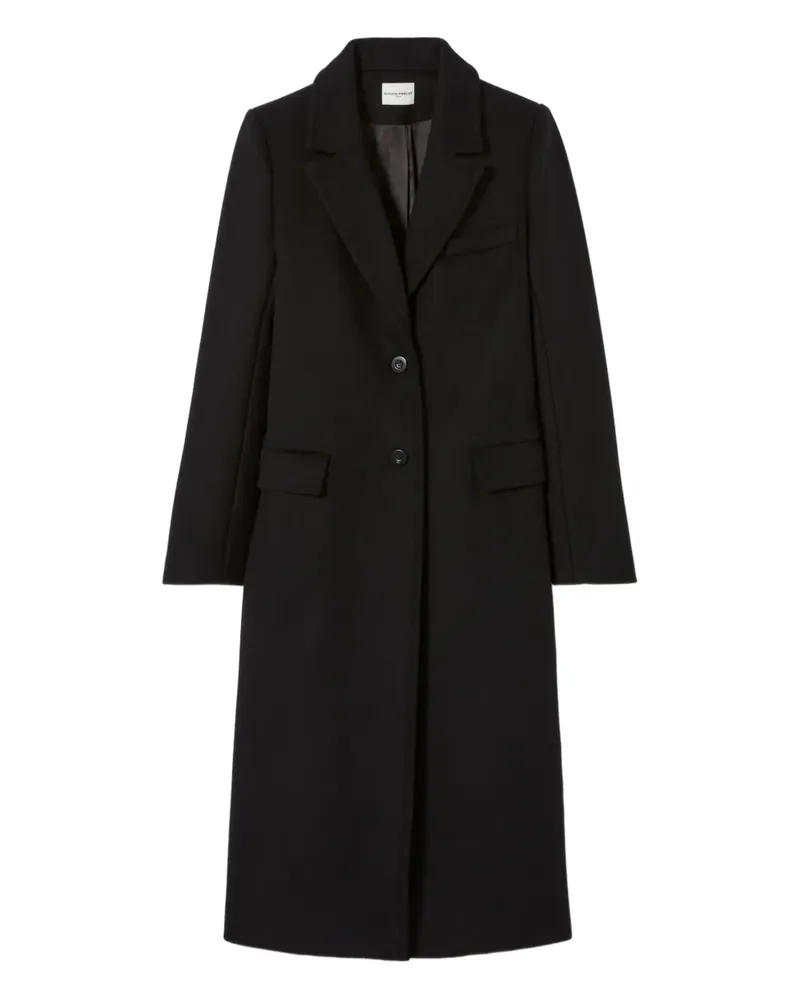 Claudie Pierlot Einreihiger Mantel - Schwarz Schwarz