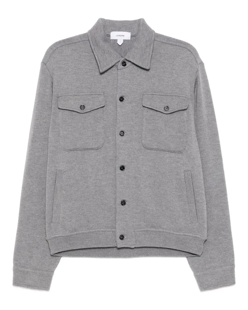 LARDINI Klassische Hemdjacke - Grau Grau