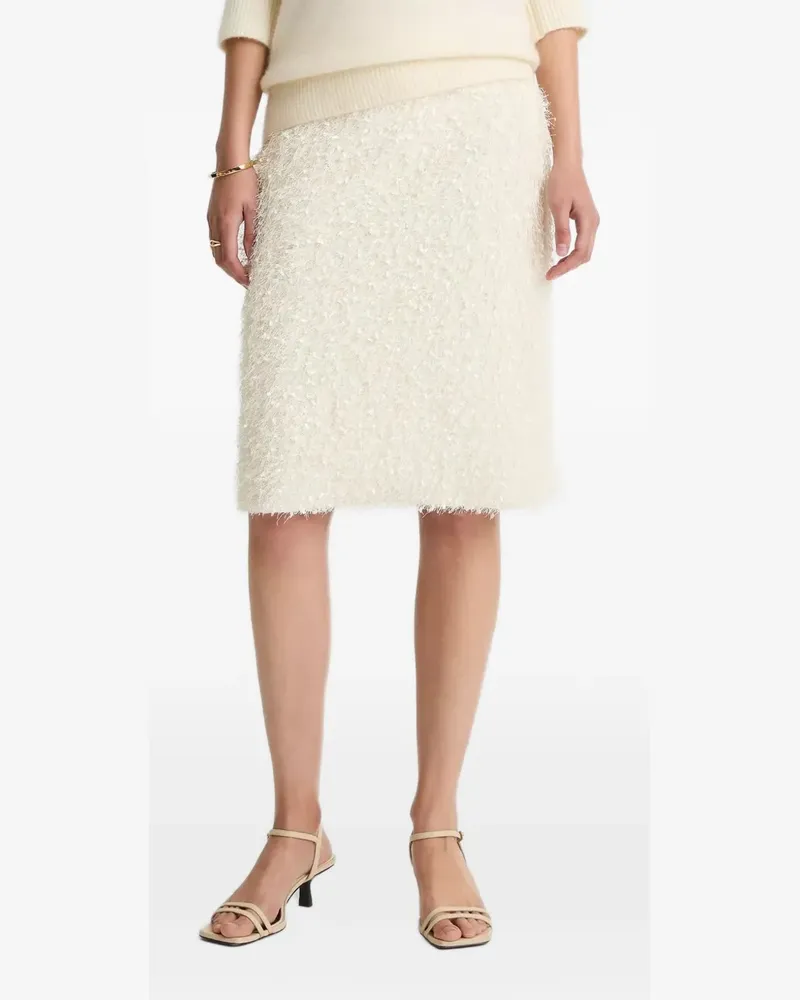 Vince sequin-embellishment midi skirt - Nude Nude