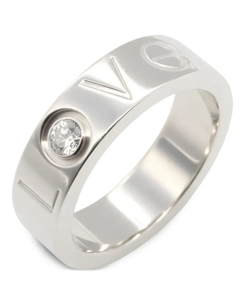 Cartier 18K white gold Love diamond ring - Silber Silber