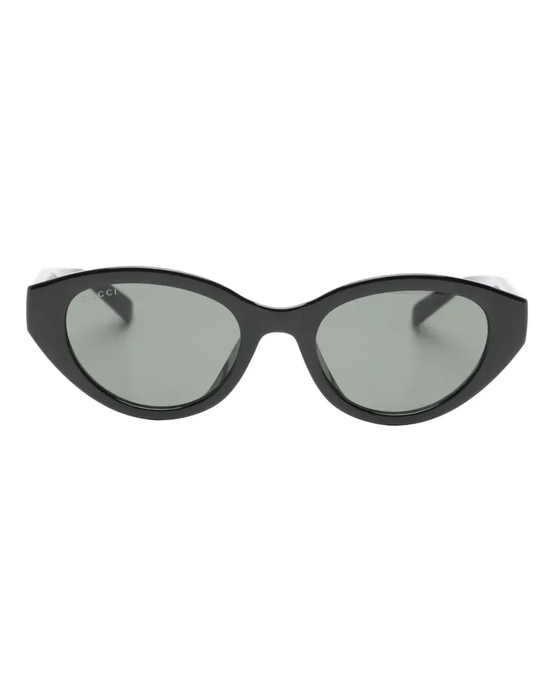 Gucci Interlocking G cat-eye sunglasses - Schwarz Schwarz