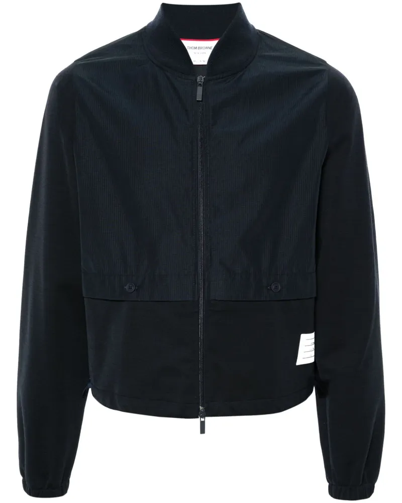 Thom Browne Bomberjacke im Layering-Look - Blau Blau