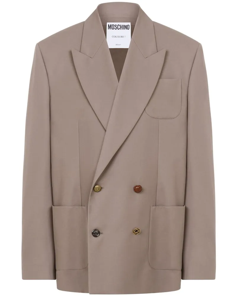 Moschino Doppelreihiges Sakko - Nude Nude