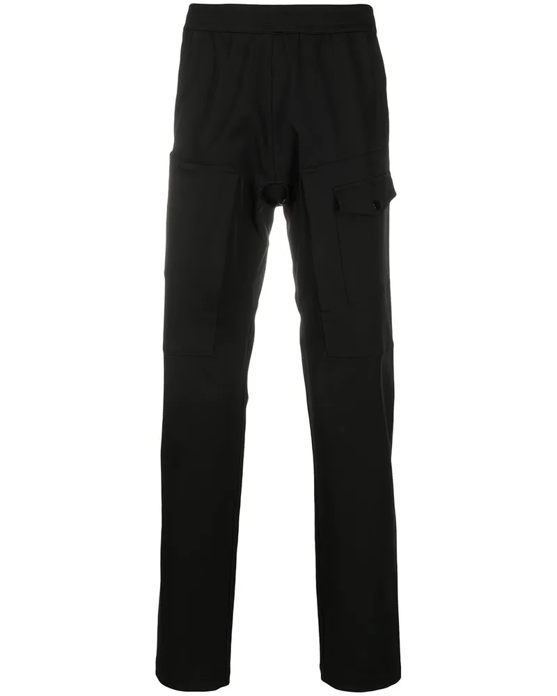 Stone Island Cargohose mit geradem Bein - Schwarz Schwarz