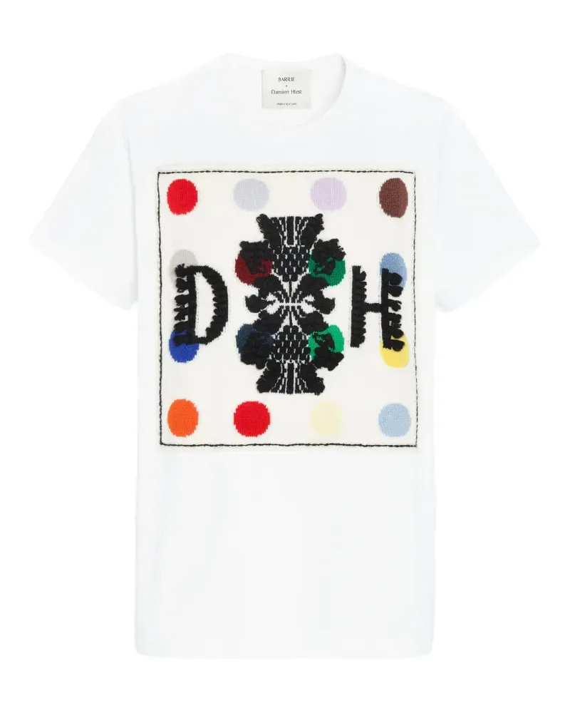 Barrie x Damien Hirst The Spots T-Shirt mit Logo - Weiß Weiß