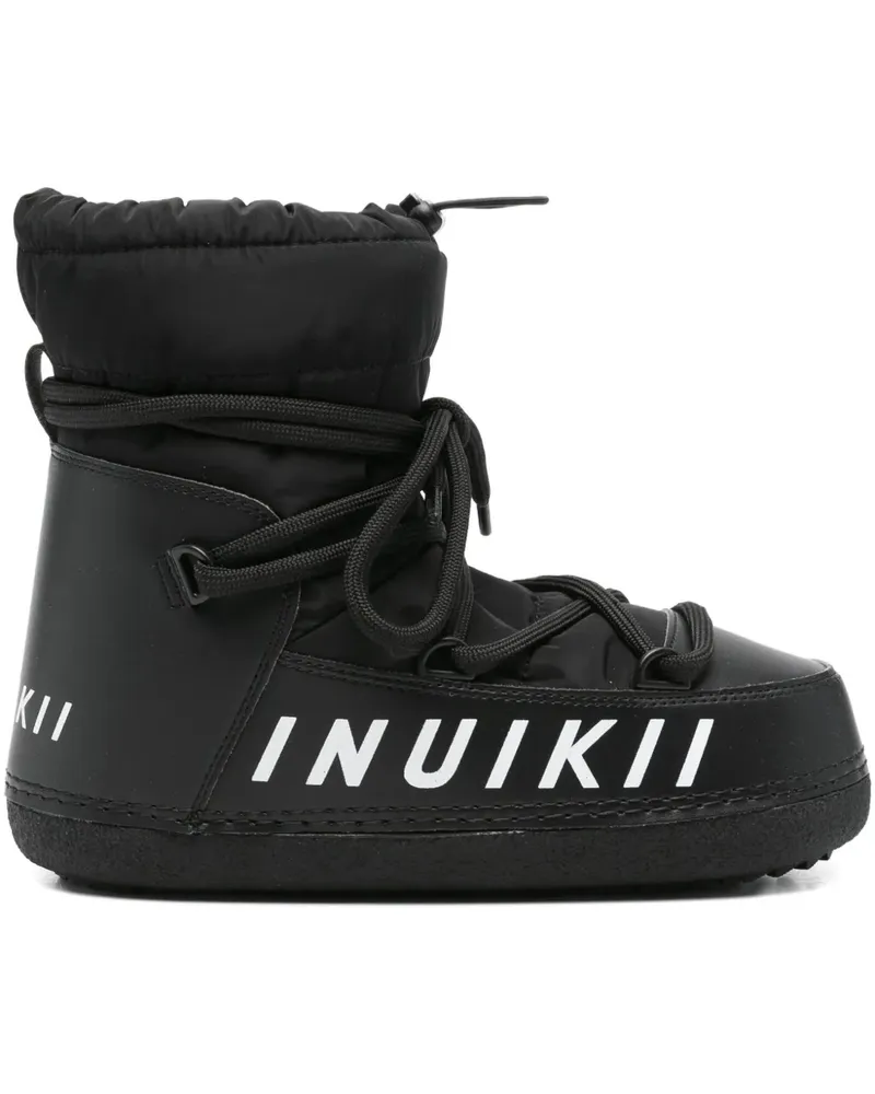 INUIKII Klassische Schnürstiefel - Schwarz Schwarz