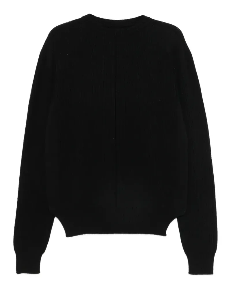 Rick Owens Gestrickter Pullover - Schwarz Schwarz