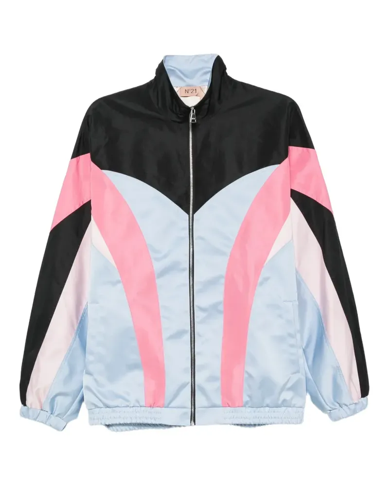 N° 21 Jacke in Colour-Block-Optik - Blau Blau