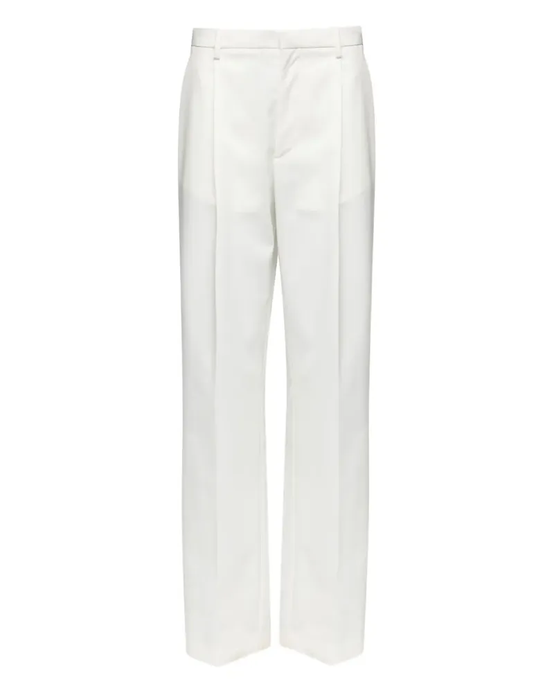 Maison Margiela Klassische Bundfaltenhose - Weiß Weiß