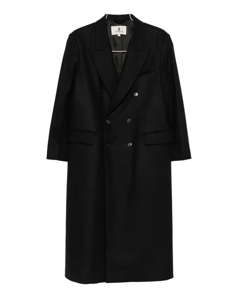 BARENA double-breasted peak-lapels coat - Schwarz Schwarz