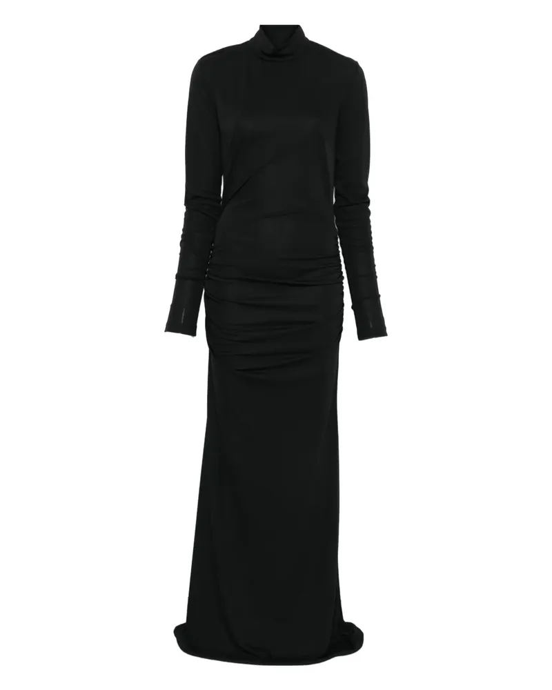 Aniye By Kleid mit Rollkragen - Schwarz Schwarz