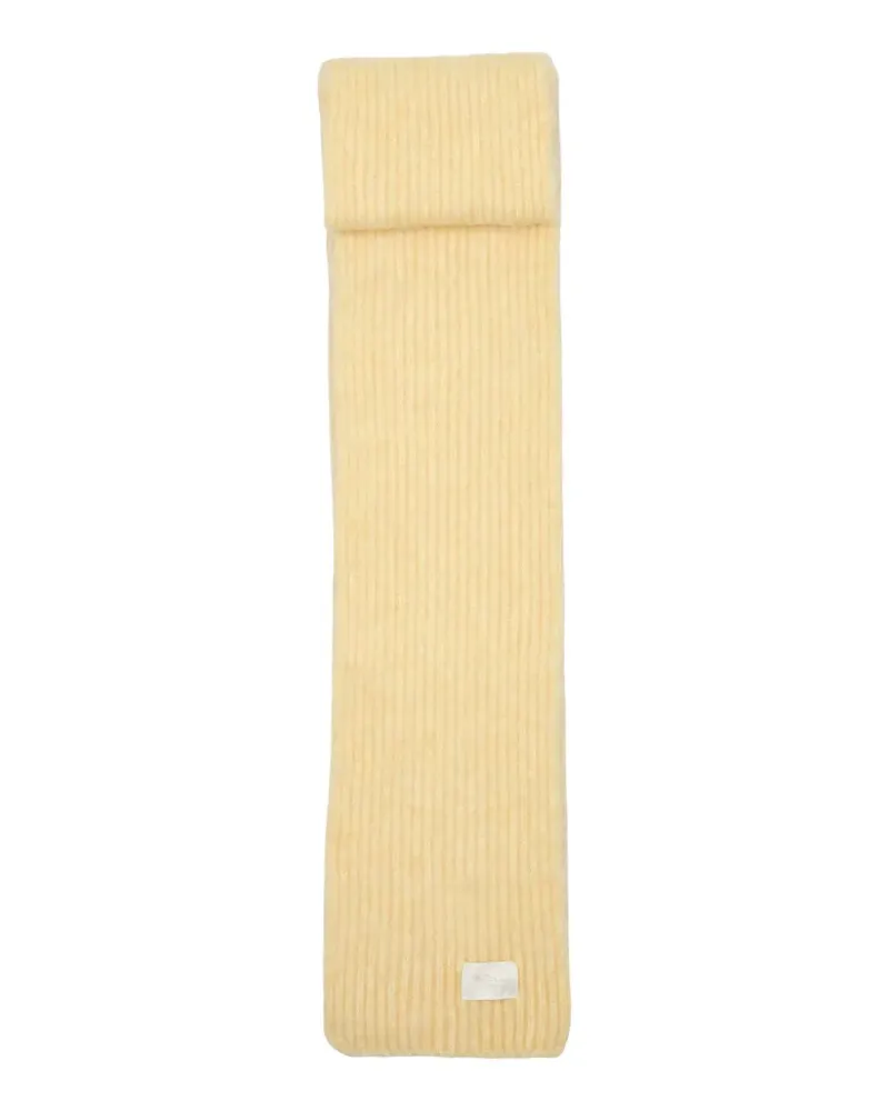 A.P.C. Lola Schal aus geripptem Strick - Gelb Gelb