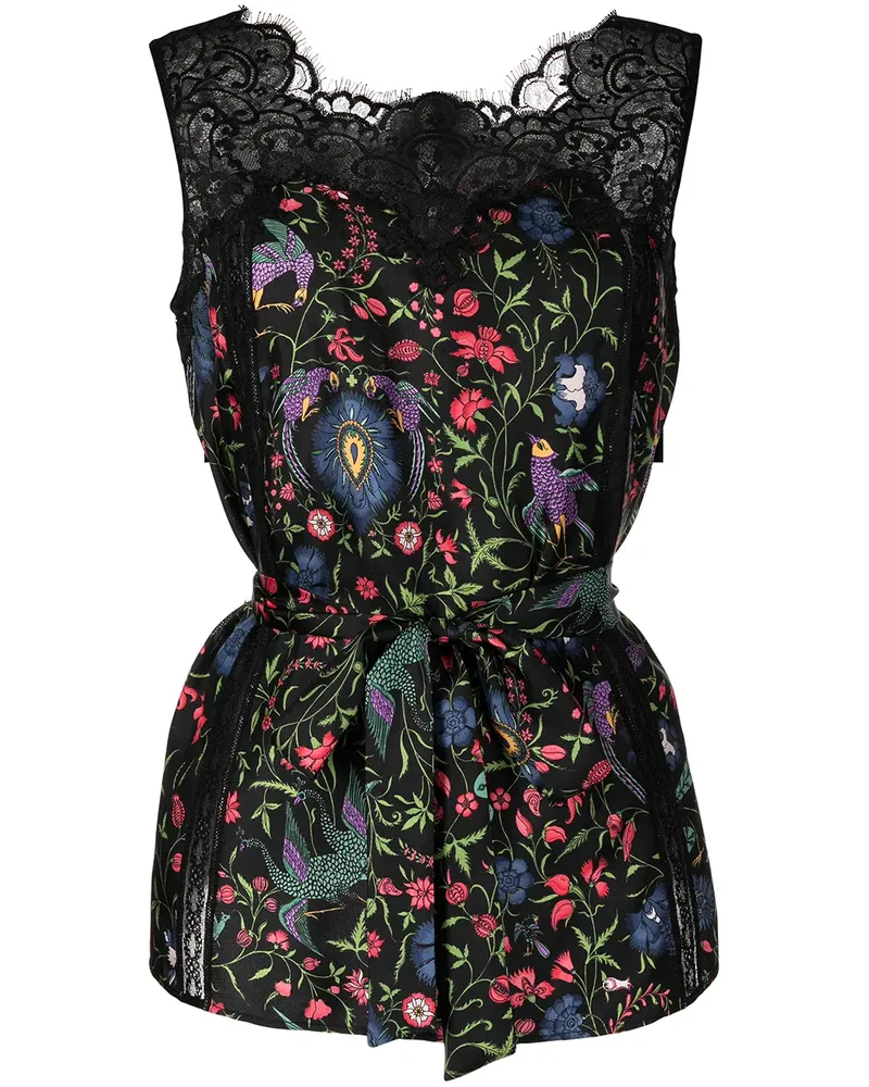 SHIATZY CHEN Flower Collection Oberteil - Schwarz Schwarz