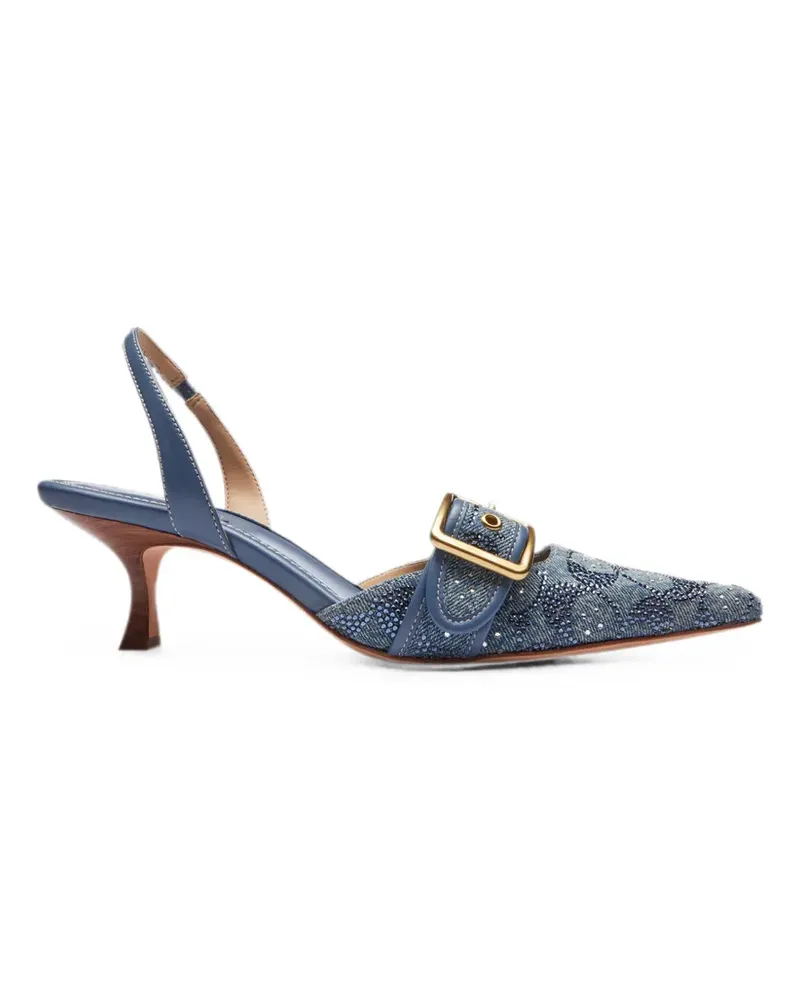 Coach crystal-embellished buckled pumps - Blau Blau