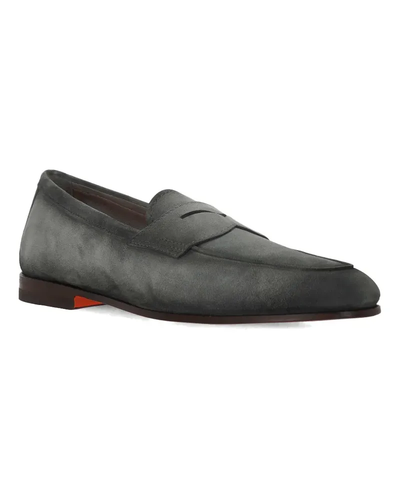 Santoni Klassische Penny-Loafer - Grau Grau