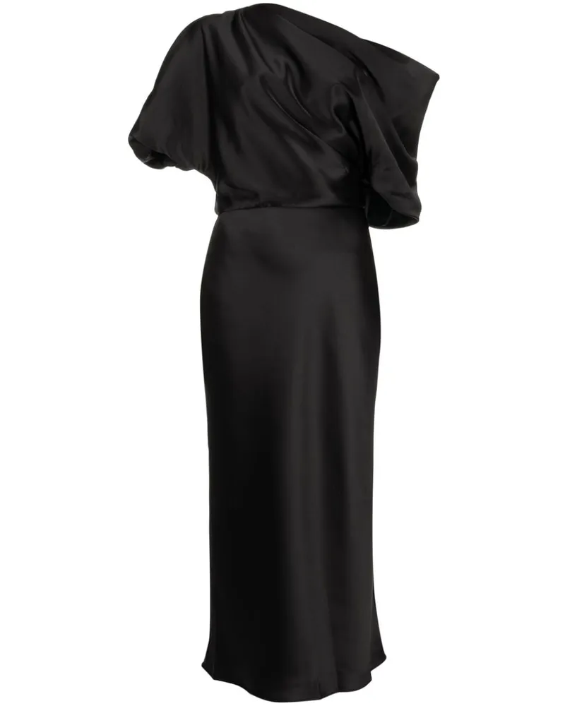Amsale Schulterfreies Kleid - Schwarz Schwarz
