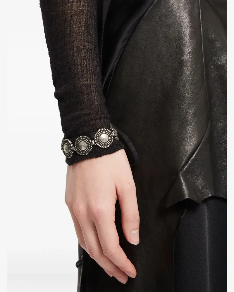 Ann Demeulemeester Ive Armband mit Nieten - Silber Silber