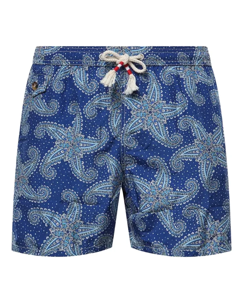 MC2 Saint Barth printed swim shorts - Blau Blau
