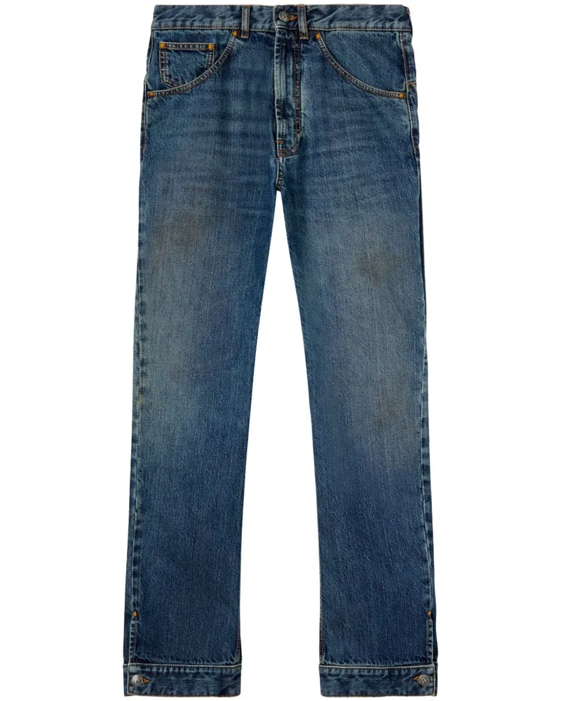 Palm Angels Jeans mit geradem Bein - Blau Blau