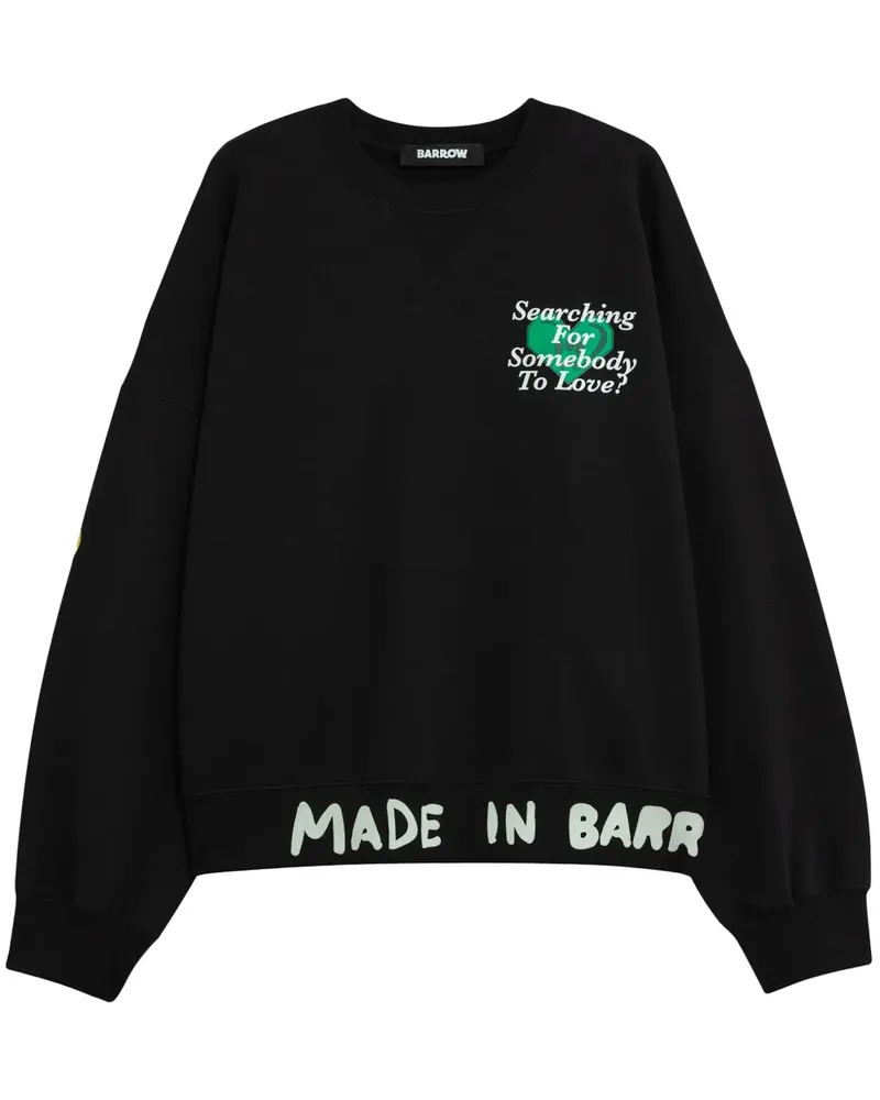 BARROW Made in land Sweatshirt - Schwarz Schwarz