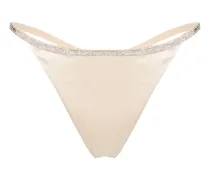 Slip Rosie String mit Strass - Nude