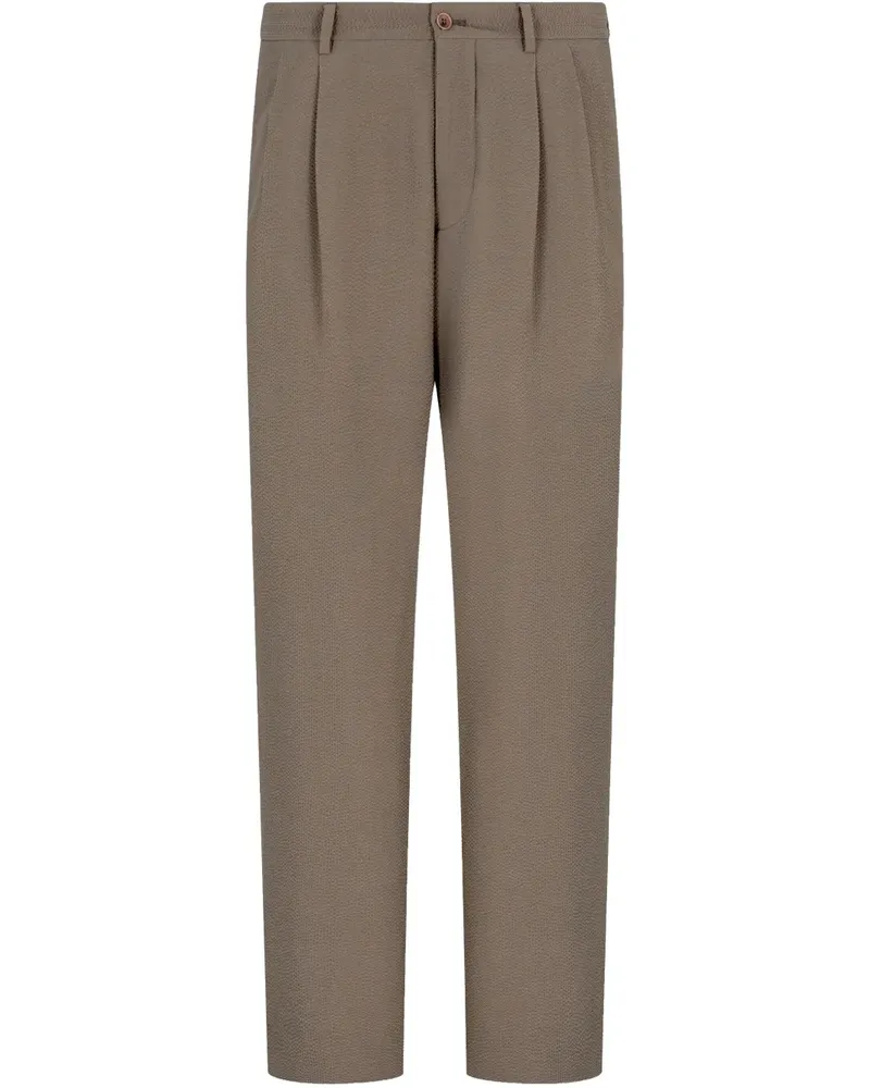 Giorgio Armani Hose mit Bundfalten - Nude Nude