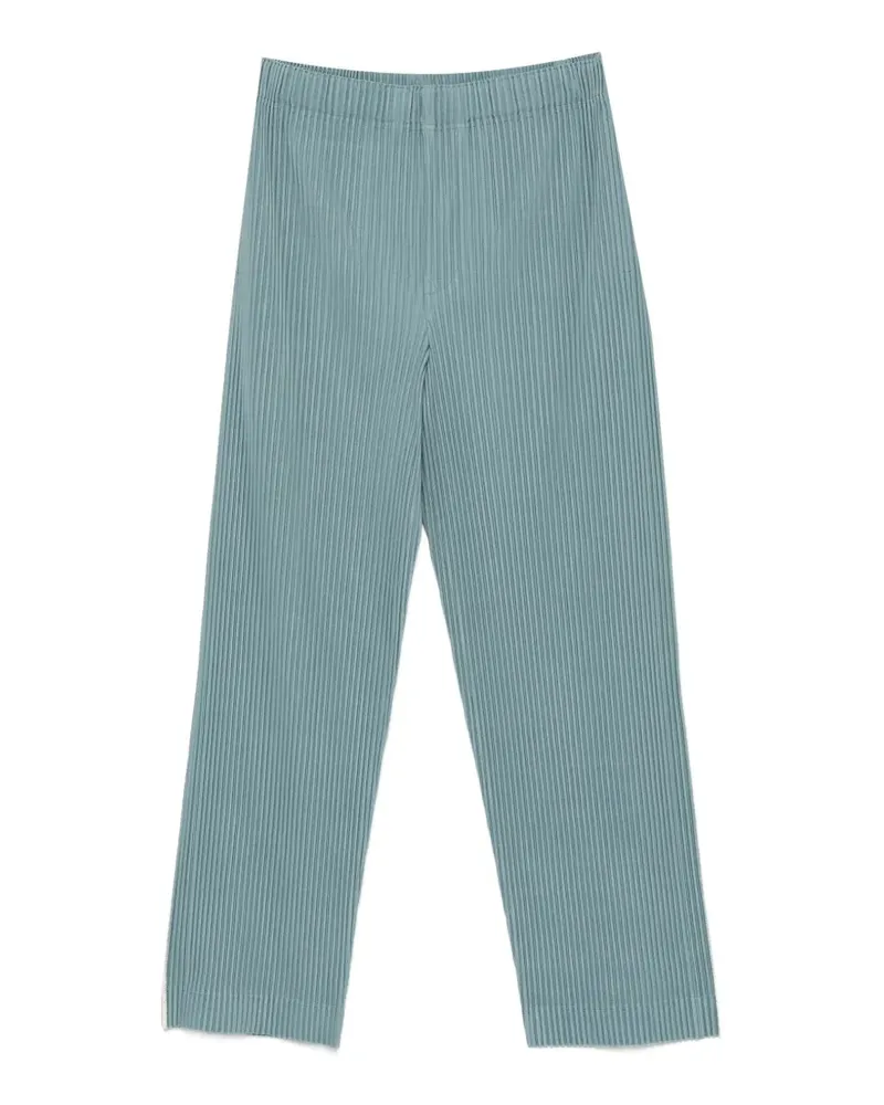 Issey Miyake Bundfaltenhose mit Seitenstreifen - Blau Blau