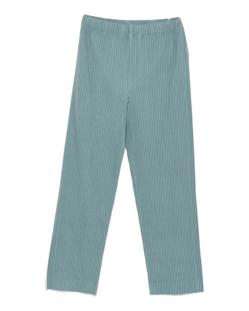 Issey Miyake Bundfaltenhose mit Seitenstreifen - Blau Blau
