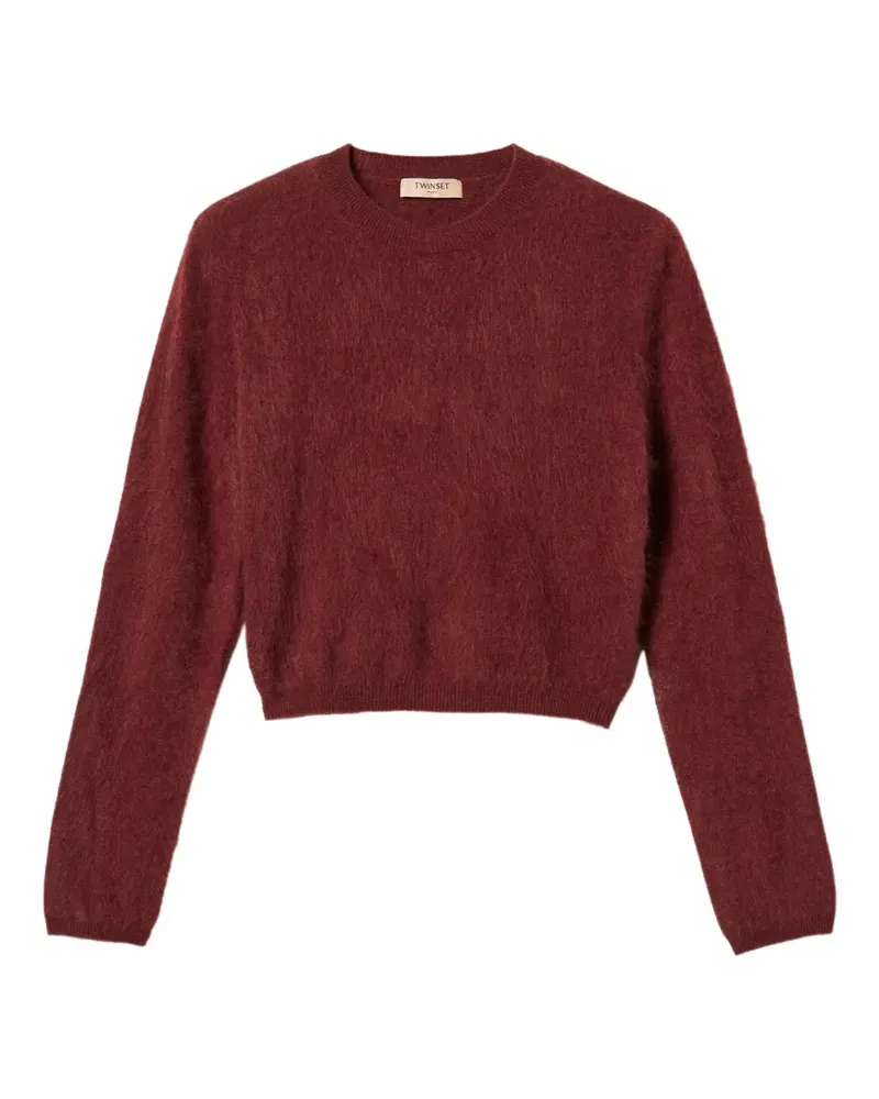 Twin-Set Pullover mit Rundhalsausschnitt - Rot Rot