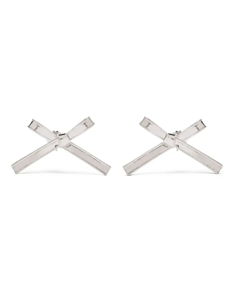 Marc Jacobs Ohrringe mit Schleifenform - Silber Silber