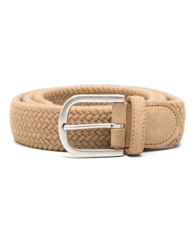 Canali Geflochtener Gürtel - Nude Nude