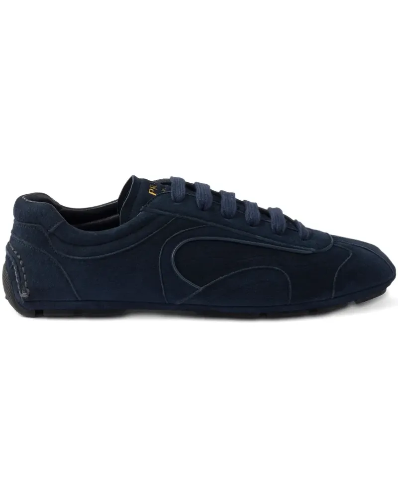 Prada Montecarlo Re-edition 2005 Sneakers aus Wildleder - Schwarz Schwarz