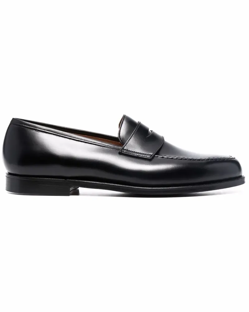 Crockett & Jones Loafer mit mandelförmiger Kappe - Schwarz Schwarz